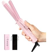 Travel Size Mini Curling Iron 3/4 Inch, 100-240V Dual Voltage Travel Curling Iron for Short Hair ...