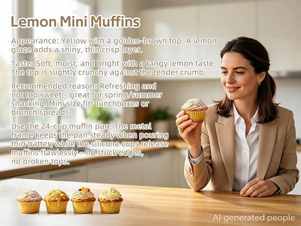 Lemon Mini Muffins