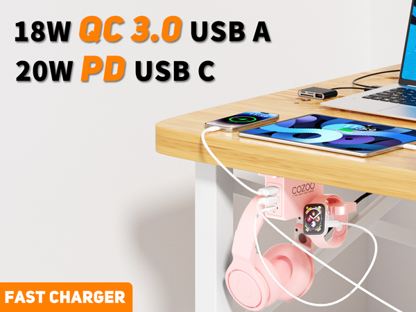 20w PD + QC3.0 Smart USB