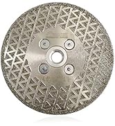 SHDIATOOL 4-1/2 Inch Diamond Grinding Disc for Granite Marble Single Side Coated Diamond Cutting ...