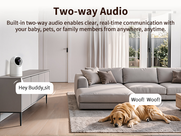 dog camera with speaker
