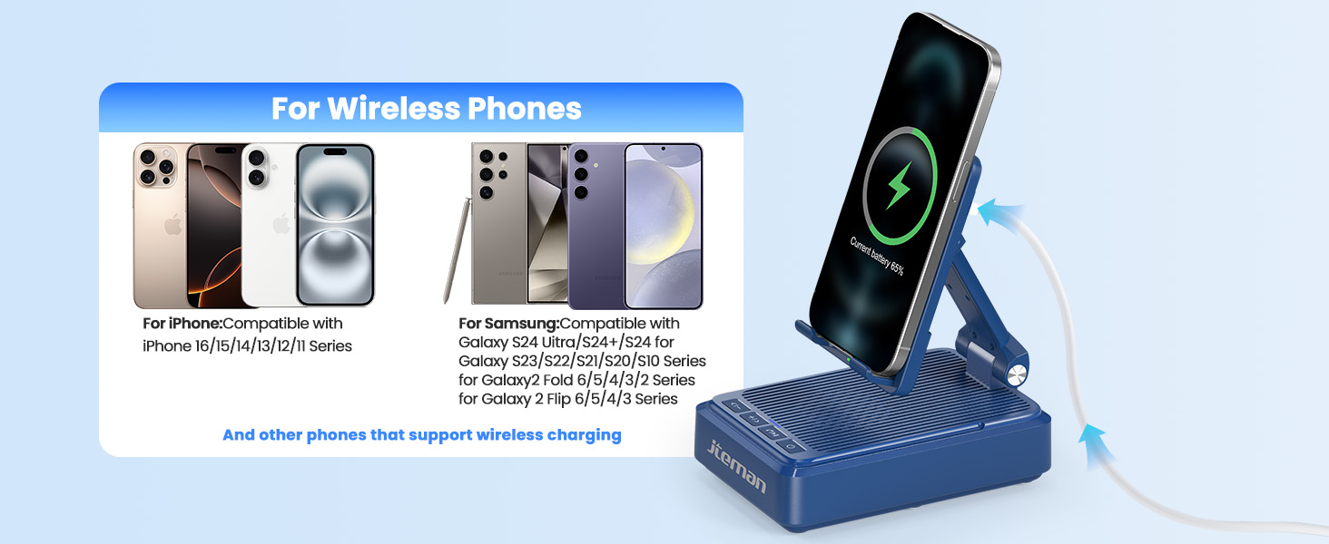 wireless charger stand