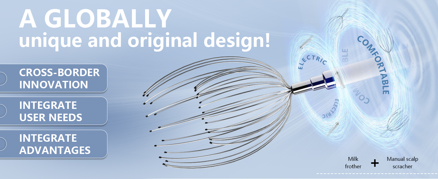 electric cordless head massager scalp