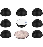 .75" Platinum Silicone Hemisphere Bumper, Non-Skid Isolation Feet with Adhesive - 20 Duro - 8 Pack
