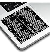 Afterplug Mac OS Keyboard Shortcuts Sticker, 50+ Shortcuts for 13-16 inch MacBook Pro & Air, Resi...