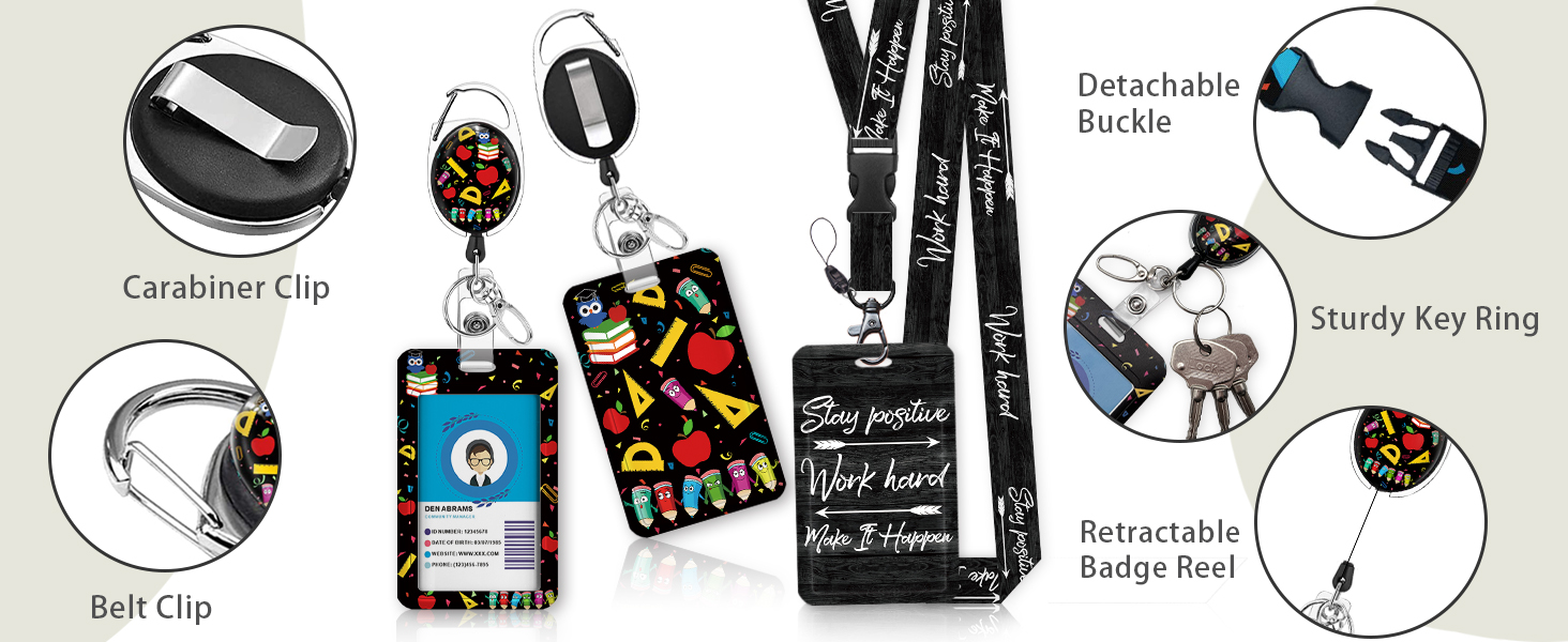 Badge Holder with Lanyard