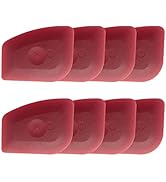Pan Scrapers Dish Scraper Tool Set, 8Pack Cast iron Cleaner Scraper Multifunctional Scraper Polyc...