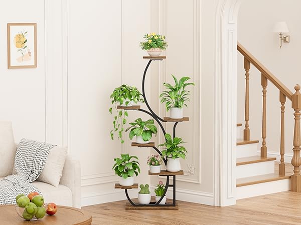 corner plant stand for indoor plants