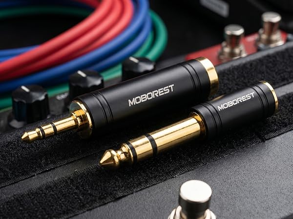 3.5mm to 1/4'' Stereo Audio Adapter, 3.5mm to 1/4'' (6.35mm) Headphone Adapter