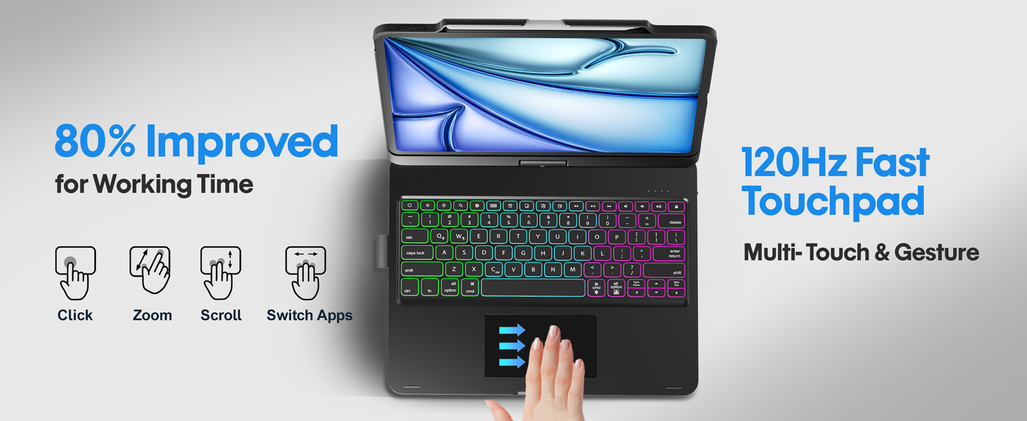12.9 inch ipad pro case with keyboard