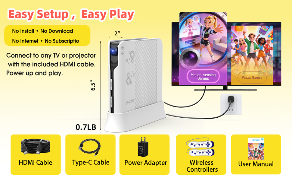 plug and play video games for tv