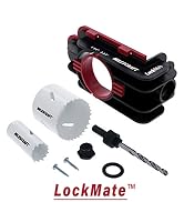 Milescraft 1337 Lock Mate - Door Lock Installation Kit, Door Lock Jig for Wood/Metal Doors with 1...