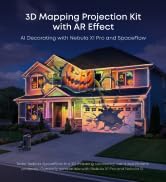 soundcore Nebula X1 Pro + SpaceFlow 4K AI Mapping Bundle: Triple Laser Projector with 3D Mapping ...