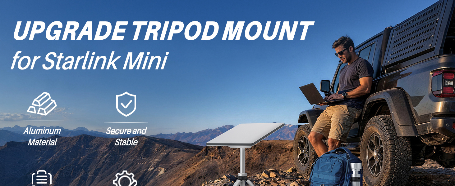 starlink mini aluminum tripod mount