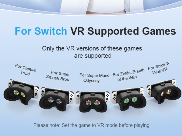 Upgraded VR Headset for Nintendo Switch