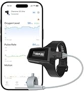 Wellue Wrist Pulse Oximeter| 100-Hour Endurance Blood Oxygen Monitor with Audible Reminder, Recha...