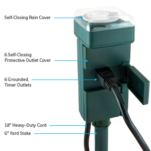 yard stake timer