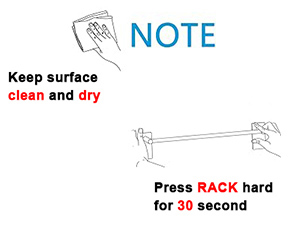 Self Adhesive Bathroom Towel Bar