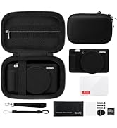 TLKOA Carrying Case for Sony ZV-1 Digital Camera | Hard Carrying Case + Soft Silicone Protective ...