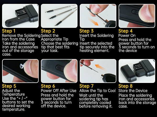 Cordless Soldering Iron Kit