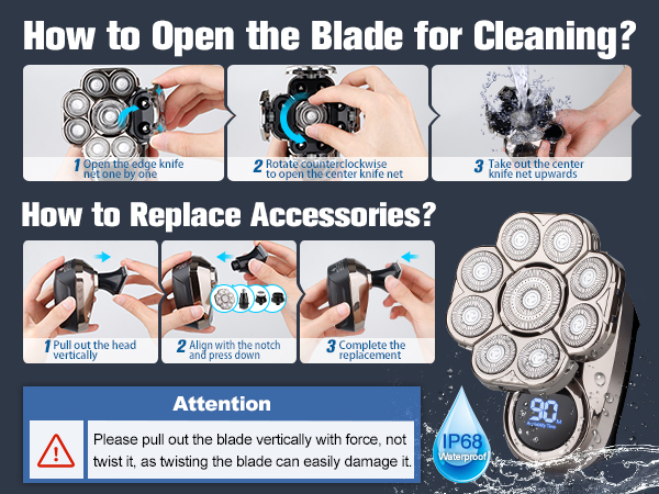 electric shaver electric shavers for women electric head shavers for bald men upgraded head shaver