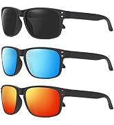 KALIYADI Polarized Sunglasses for Men and Women Vintage Style Sun Glasses for Fishing Running Dri...