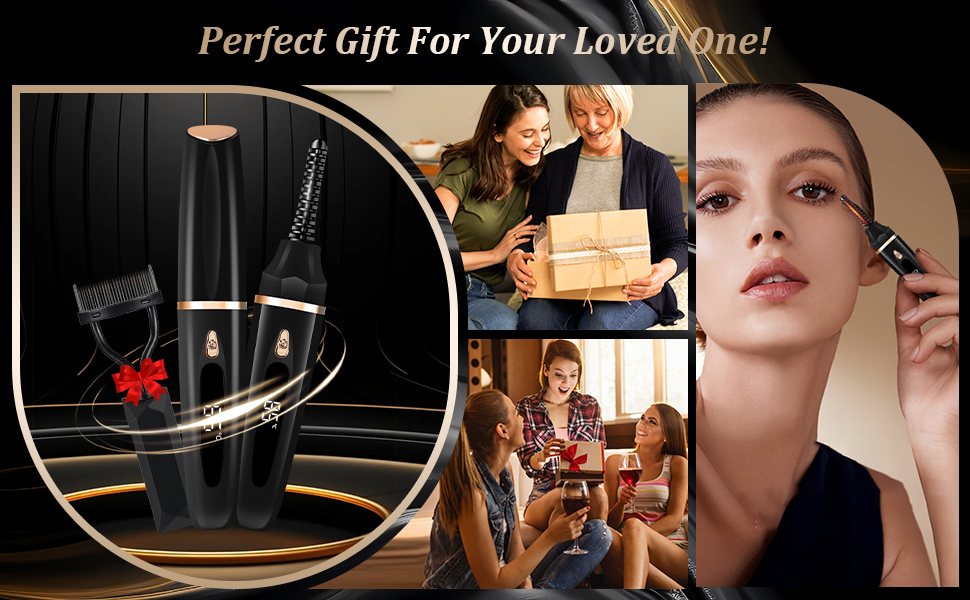 Heated Eyelash Curlers - Eye Lash Curler Heat - Mini Electric Eyelash Curler