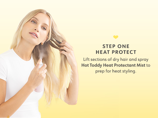 Step one Heat protect
