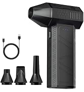 Compressed Air Duster - Electric Air Duster Super Power 110000RPM,3-Gear Adjustable Mini Duster B...