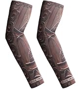 RIDEIRON Arm Sleeves for Men & Women, UPF50+ UV Sun Protection, Cooling Sports Compression Arm Sl...