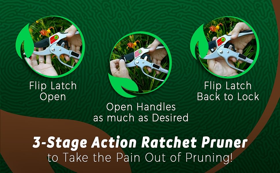 pruners, ratchet pruners, pruning shears,