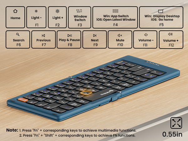 XK04 keyboard for travel