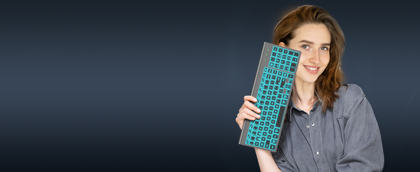 ultra slim compact keyboard and mouse