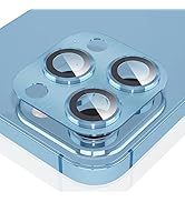 YWXTW For iPhone 13 Pro Max/iPhone 13 Pro Camera Lens Protector, Alloy Metal, Tempered Glass Came...