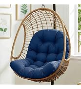 1 MIDDLE ONE Egg Chair Cushion, Indoor Outdoor Hanging Egg Chair Cushions Replacement, Memory Foa...