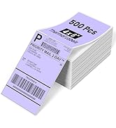 Phomemo 4x6 Thermal Labels for Shipping Label Printer - 500PCS Purple Mailing Labels - 4x6 Direct...