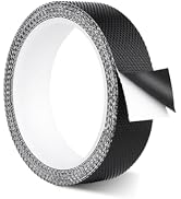 Kwtpsg Black Rubber Grip Anti Slip Tape(1" x 10 ft),Non Slip Step Strips Tape for Indoor & Outdoo...