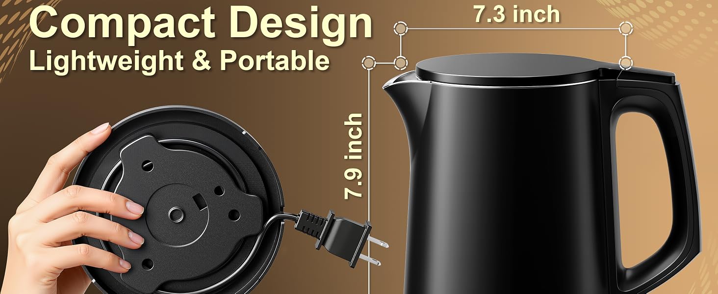 Compact Design Lightweight & Portable