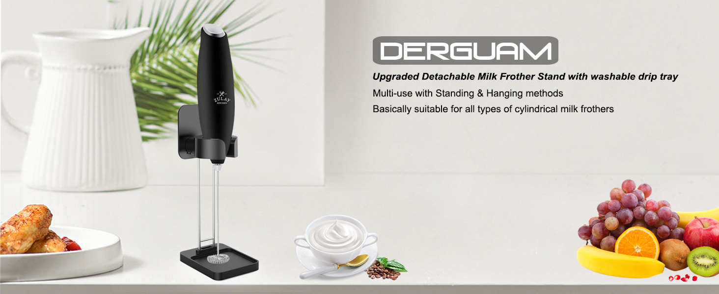 milk frother stand