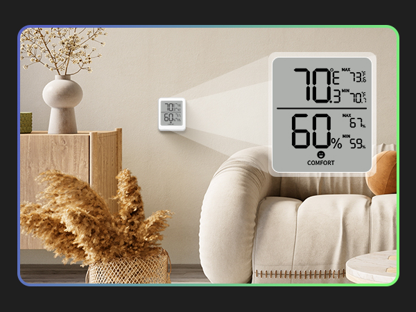 Digital Hygrometer Indoor Thermometer