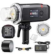 Godox AD600BM II AD600 BM II AD600BMII Flash, 0.01-1.9s Recycle/One-Tap Sync with X3/GN87 40W Mod...