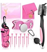 Wynaura 15PCS Golf Accessories Kit - Include Golf Club Cleaner Brush with Groove Cleaner Tool, Go...