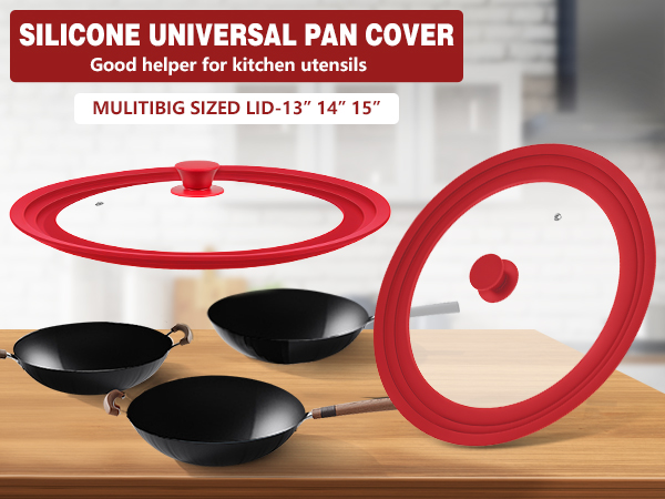 Silicone pot lid