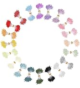 Wulitaotao 2000pcs Flower Stamens for Crafts, Artificial Flower Stamens | Flower Stamens,Stamens ...