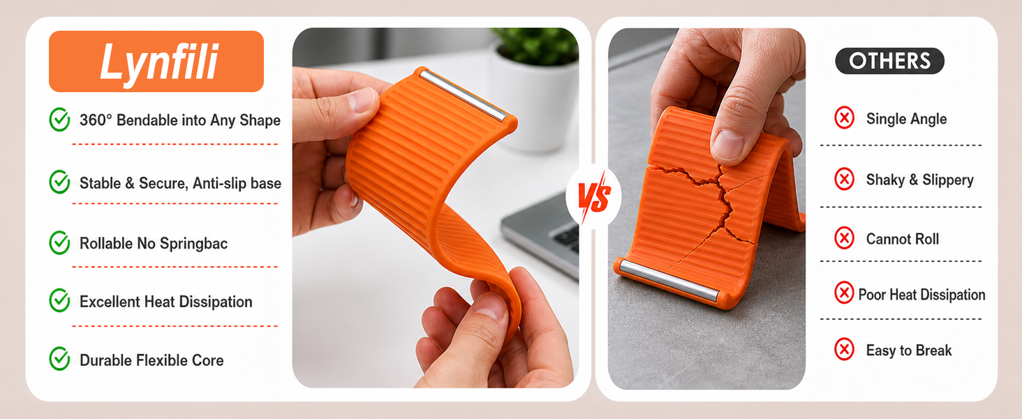 silicone phone holder flexible cell phone holder