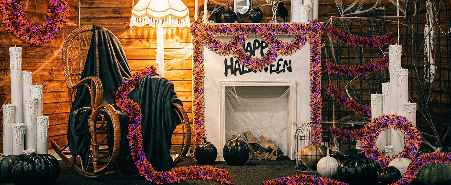 Halloween Full Fringe Tinsel Garlands