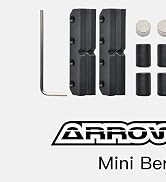 AM ARROWMAX Precision Double-Ended Mini Bench Vise - Crafted From Aerospace-grade Aluminum Alloy ...