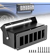 Okerny Rocker/Toggle Switch Box - 6 Gang Switches Installation housing for Pickup Truck Car UTV O...