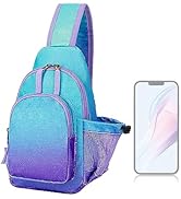 Choco Mocha Girls Sling Bags Kids Crossbody Bag for Girls Kids Sling Bags Ages 8-12 Girl Purse Ch...