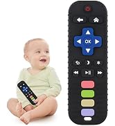 Chuya Baby Teether Toy Chew Toys for Babies 3-24 Months TV Remote Control Shape Teething Relief f...